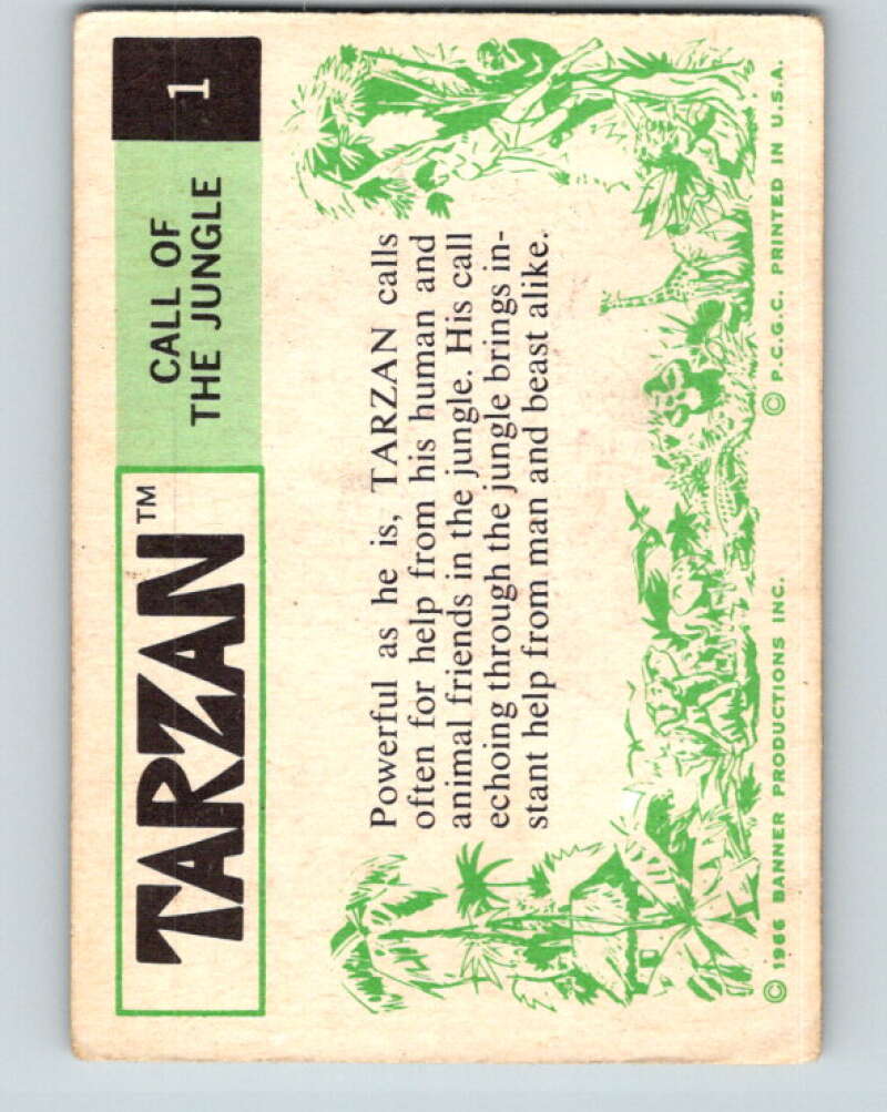 1966 Tarzan #1 Call of the Jungle   V16381