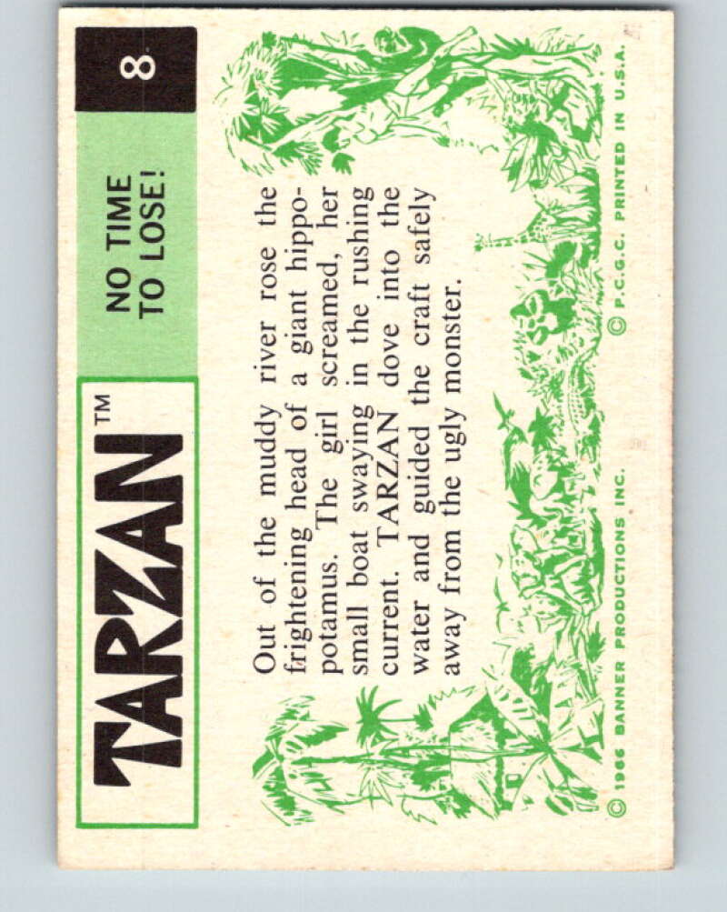 1966 Tarzan #8 No Time No Lose  V16383