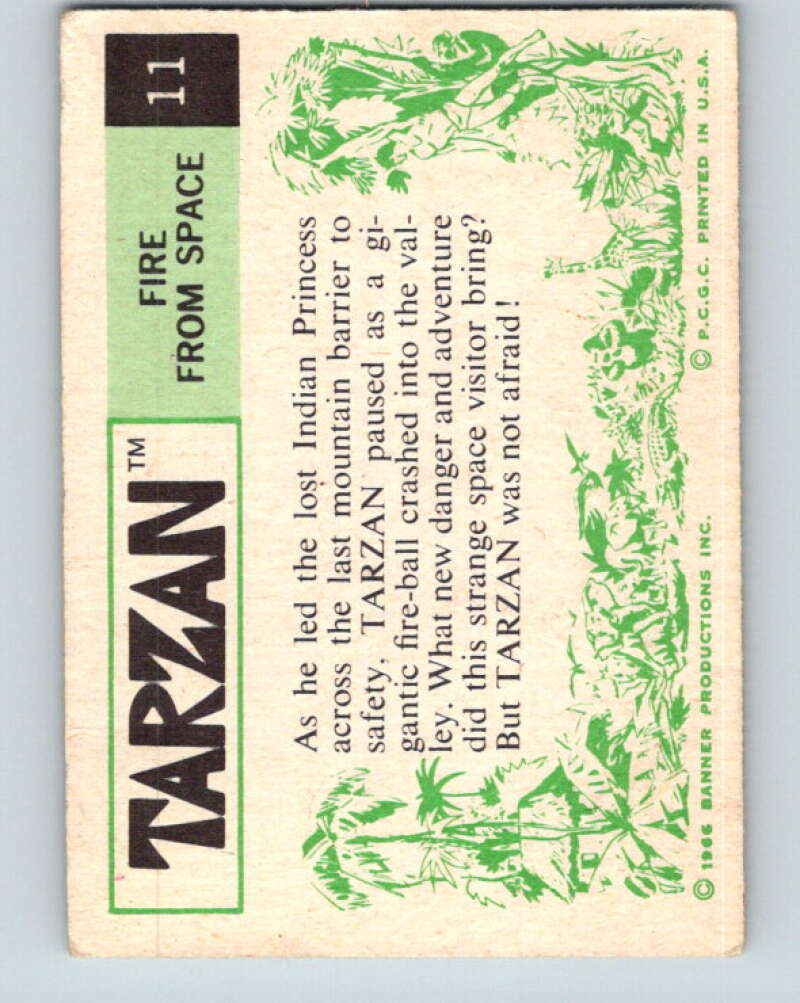 1966 Tarzan #11 Fire From Space  V16385