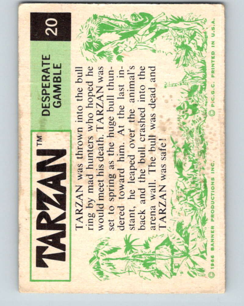 1966 Tarzan #20 Desperate Gamble  V16390