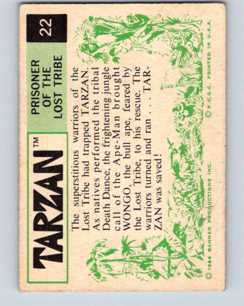 1966 Tarzan #22 Prisoner of Lost Tribe  V16392