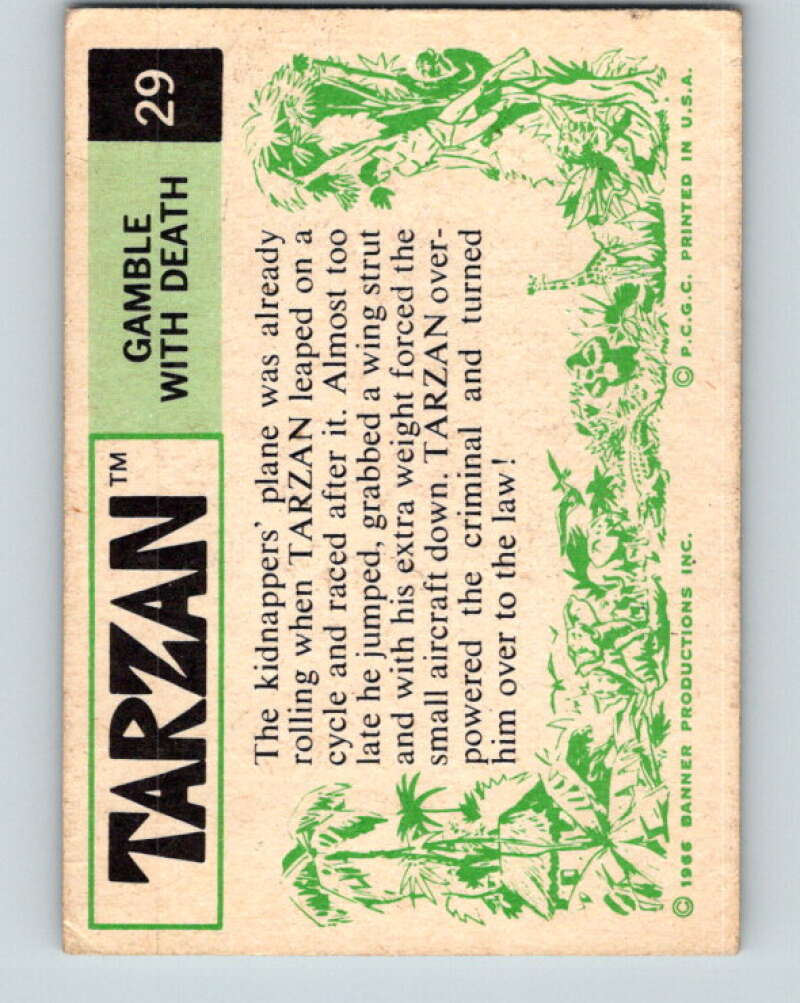 1966 Tarzan #29 Gamble with Death  V16395