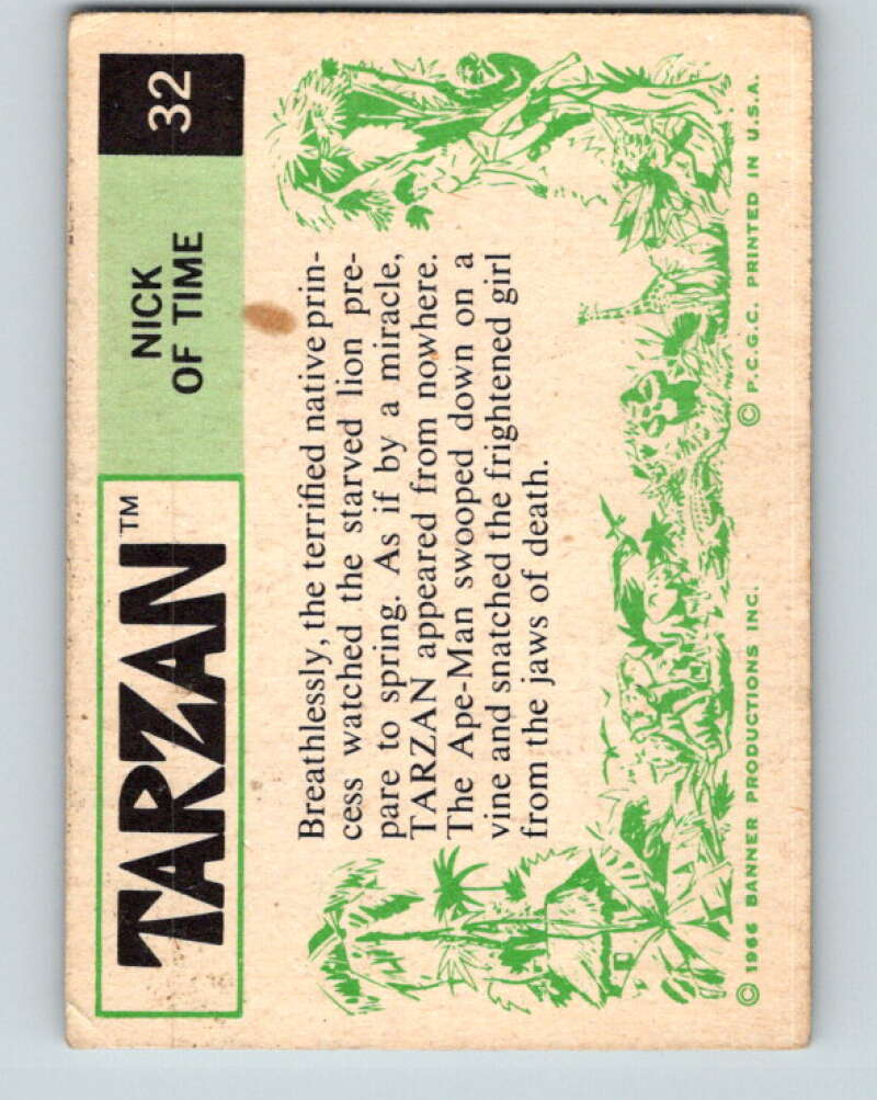 1967 Tarzan #32 Nick of Time  V16398