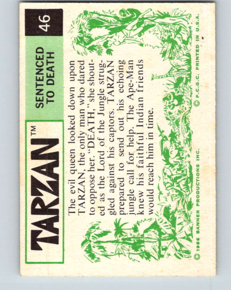1966 Tarzan #46 Sentenced to Death  V16404