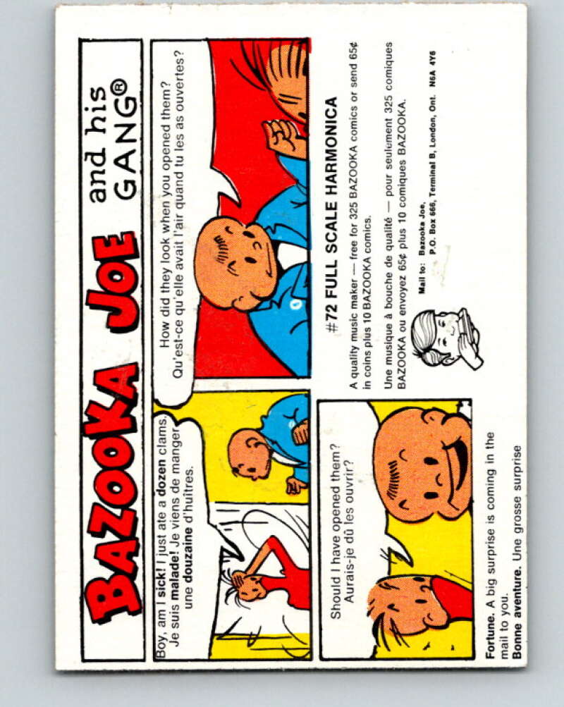 1970's O-Pee-Chee Bazooka Joe and his Gang #3  V16416