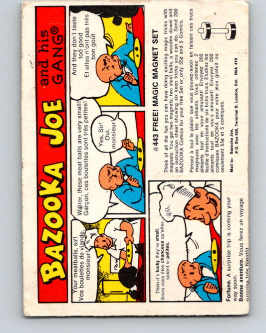 1970's O-Pee-Chee Bazooka Joe and his Gang #6  V16419