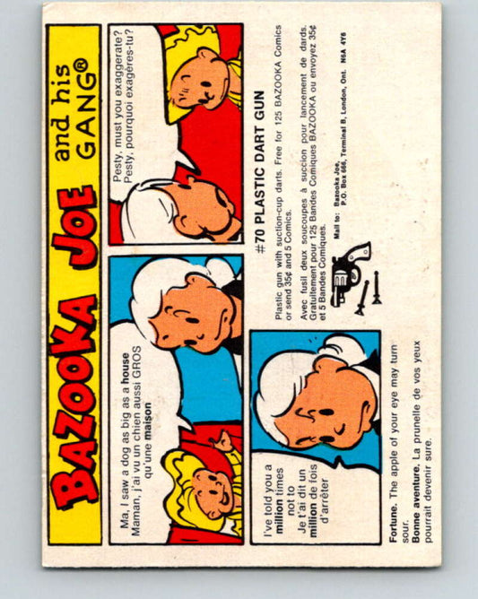 1970's O-Pee-Chee Bazooka Joe and his Gang #9  V16423