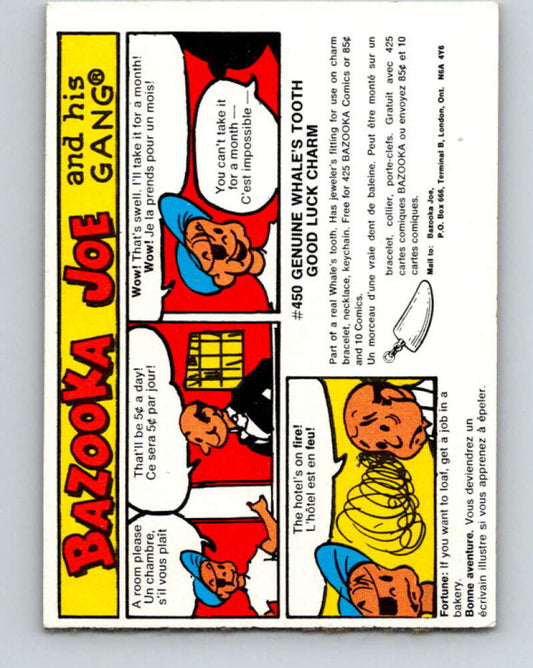 1970's O-Pee-Chee Bazooka Joe and his Gang #11  V16424