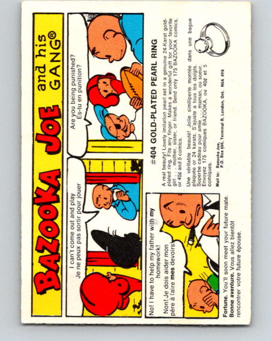 1970's O-Pee-Chee Bazooka Joe and his Gang #12  V16426