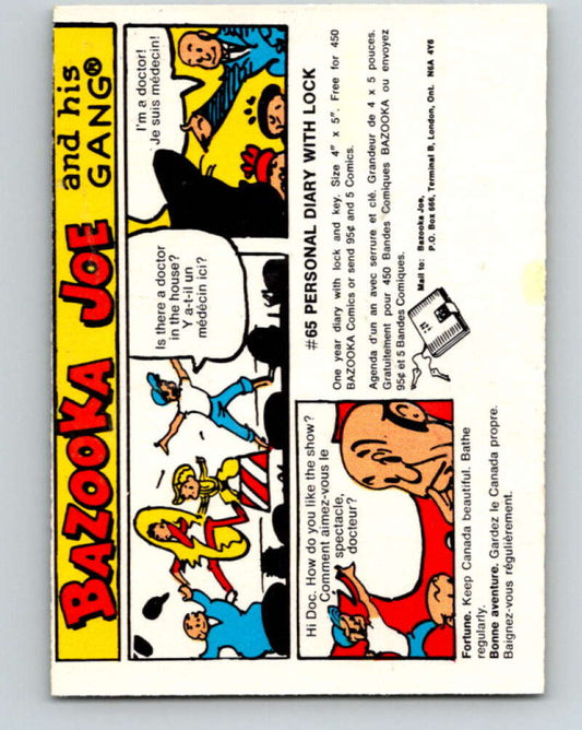 1970's O-Pee-Chee Bazooka Joe and his Gang #13  V16427