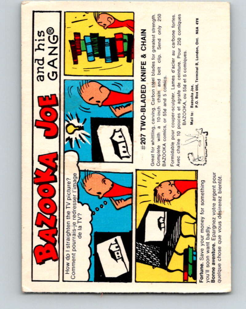 1970's O-Pee-Chee Bazooka Joe and his Gang #16  V16430