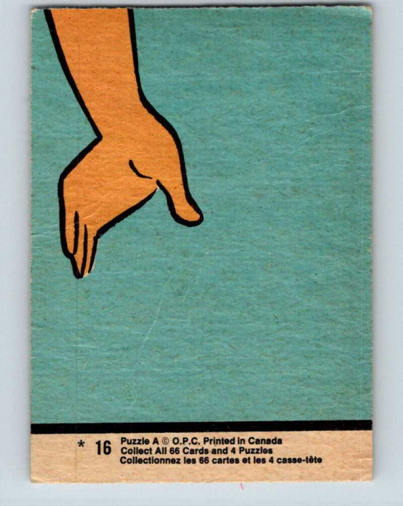 1970's O-Pee-Chee Bazooka Joe and his Gang #16  V16430