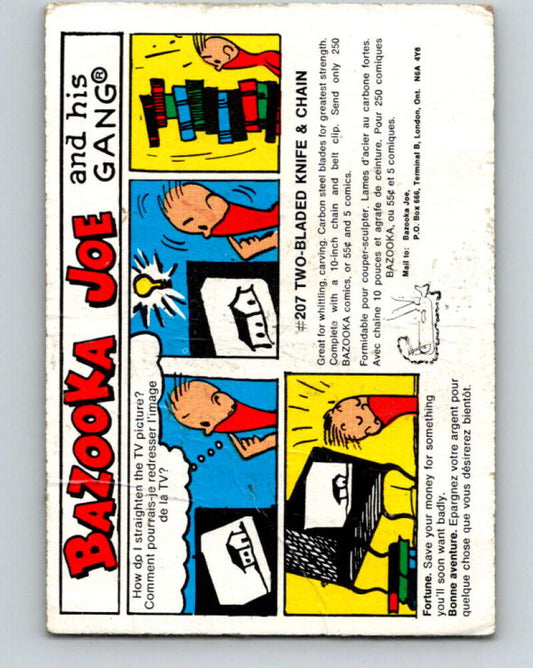 1970's O-Pee-Chee Bazooka Joe and his Gang #16  V16431
