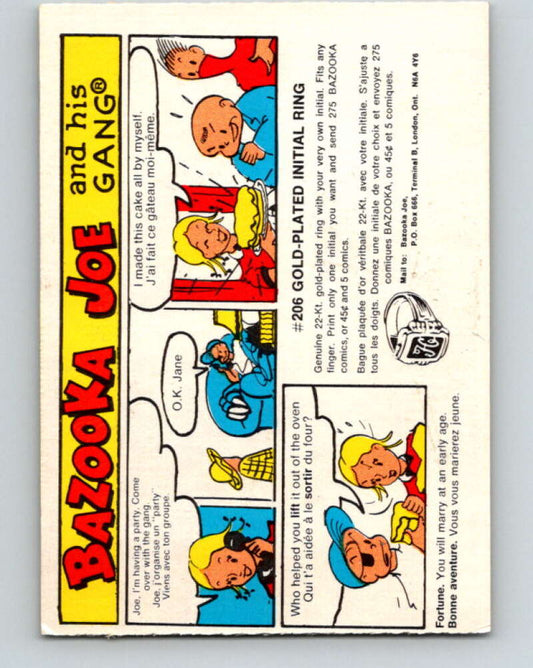 1970's O-Pee-Chee Bazooka Joe and his Gang #19  V16432