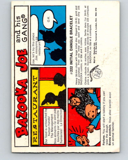 1970's O-Pee-Chee Bazooka Joe and his Gang #23  V16434