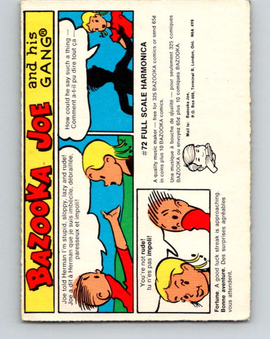 1970's O-Pee-Chee Bazooka Joe and his Gang #24  V16435