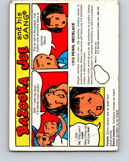 1970's O-Pee-Chee Bazooka Joe and his Gang #25  V16436