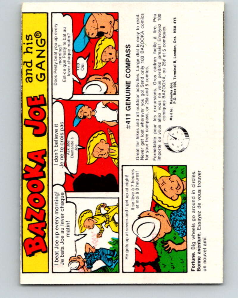 1970's O-Pee-Chee Bazooka Joe and his Gang #30  V16439