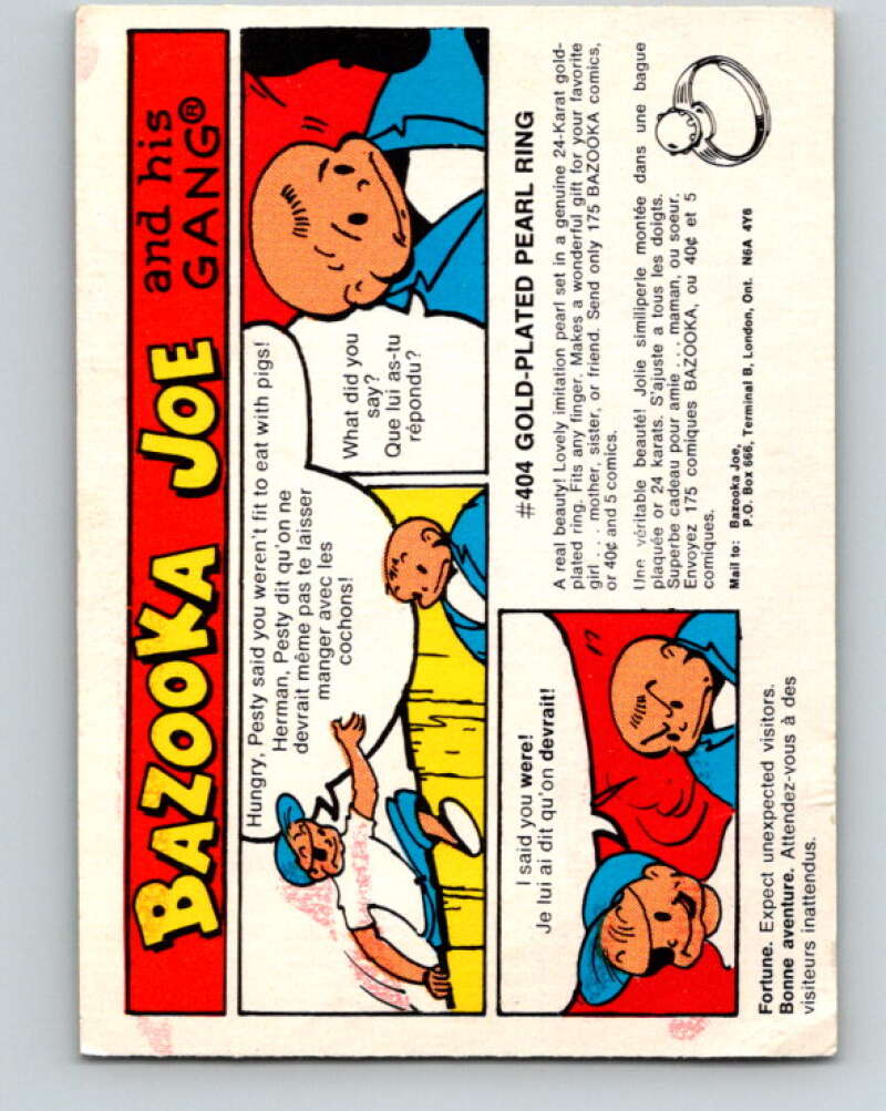 1970's O-Pee-Chee Bazooka Joe and his Gang #32  V16440