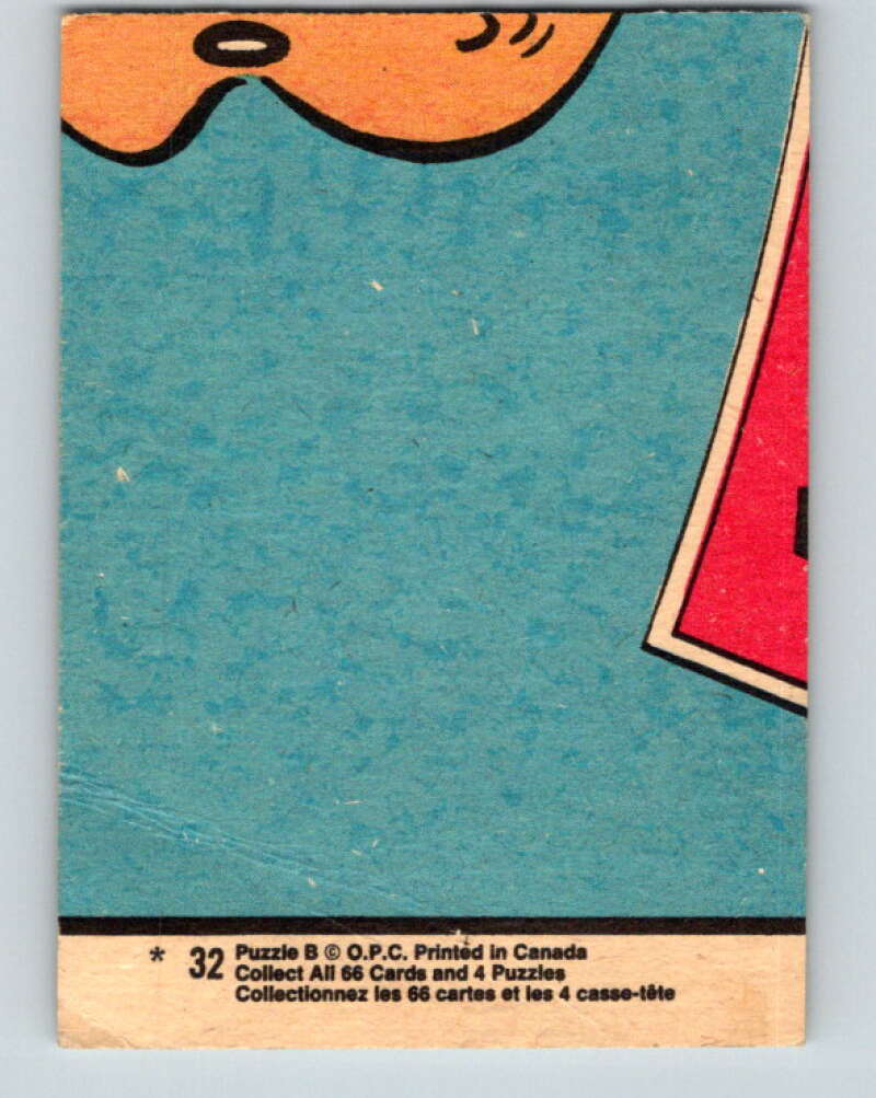 1970's O-Pee-Chee Bazooka Joe and his Gang #32  V16440
