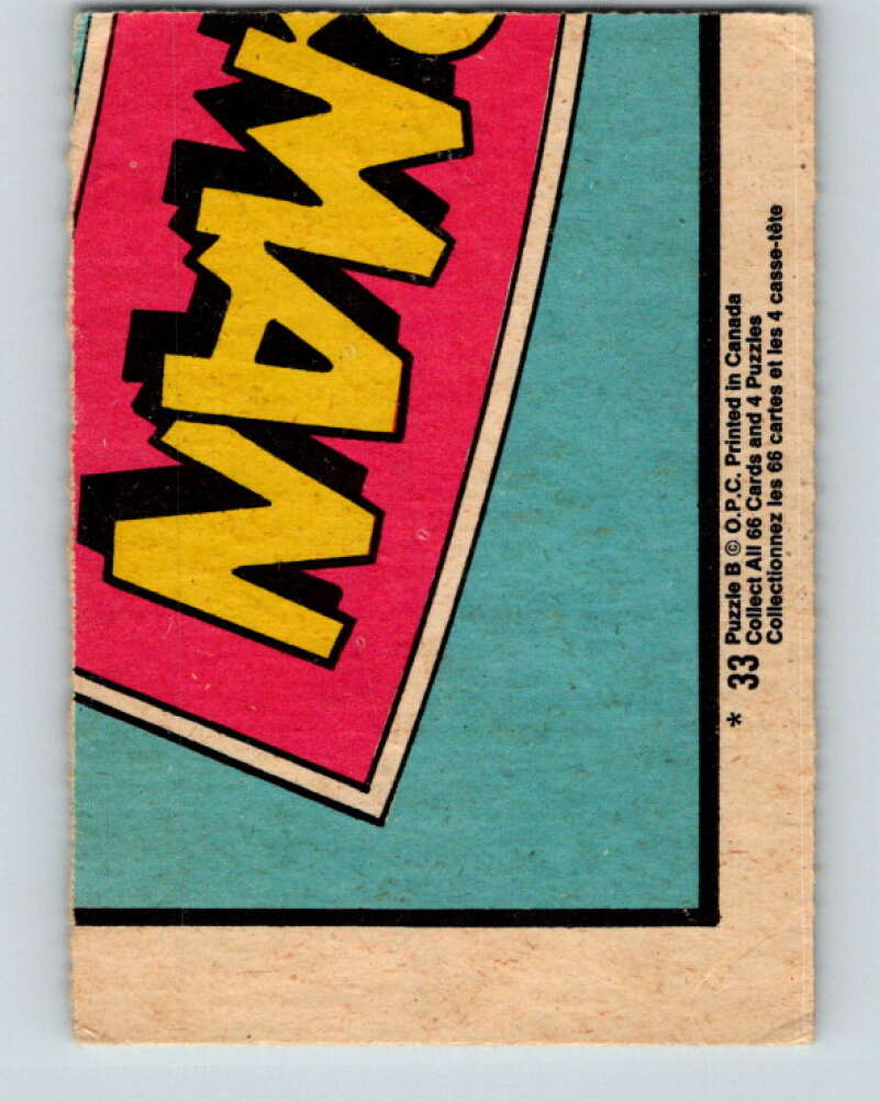 1970's O-Pee-Chee Bazooka Joe and his Gang #33  V16441