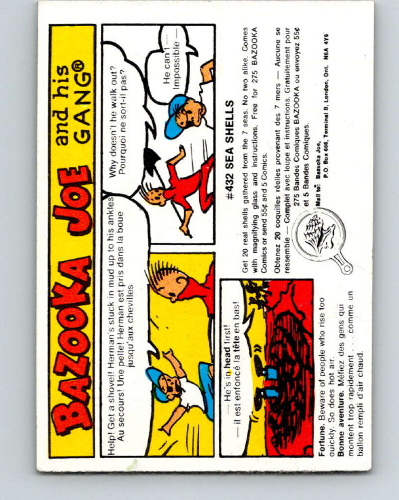 1970's O-Pee-Chee Bazooka Joe and his Gang #34  V16442
