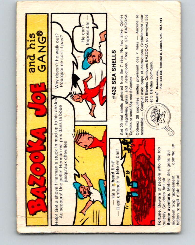 1970's O-Pee-Chee Bazooka Joe and his Gang #34  V16443