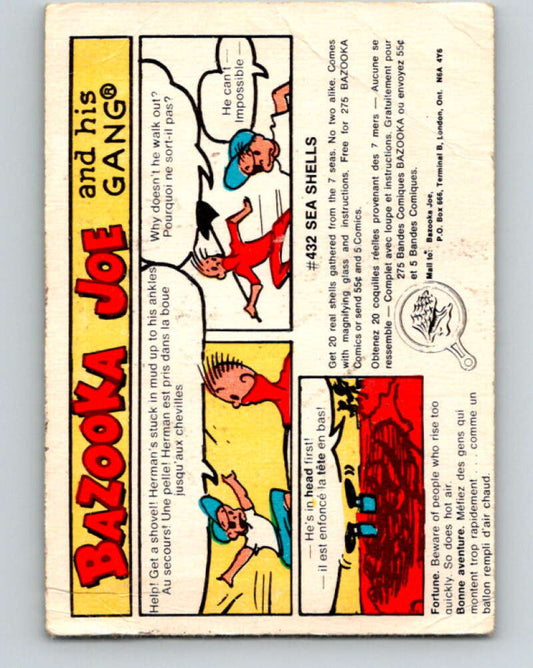1970's O-Pee-Chee Bazooka Joe and his Gang #34  V16443