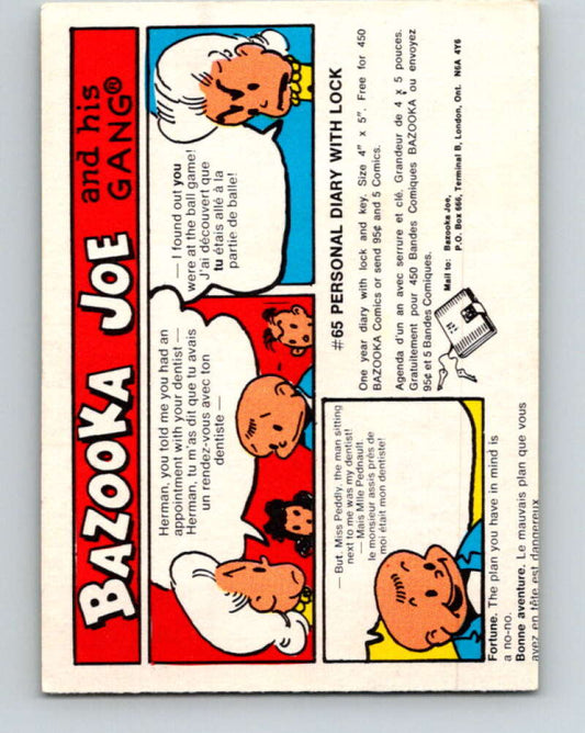 1970's O-Pee-Chee Bazooka Joe and his Gang #38  V16445
