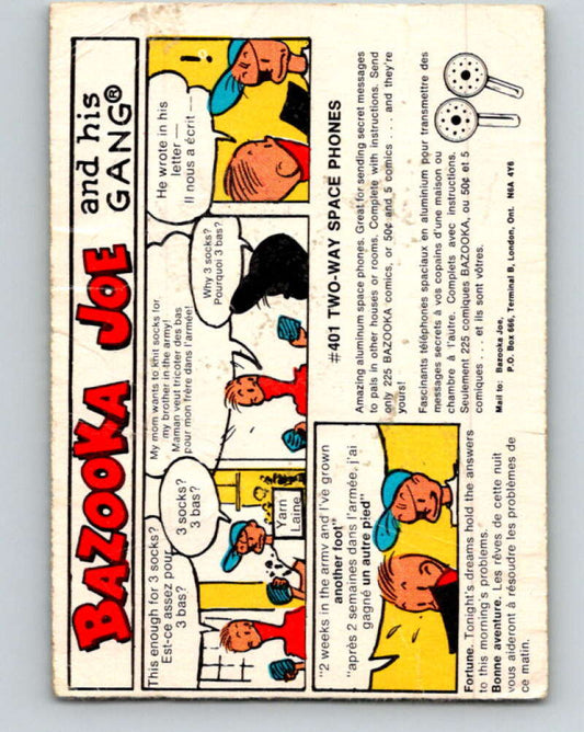 1970's O-Pee-Chee Bazooka Joe and his Gang #42 V16446