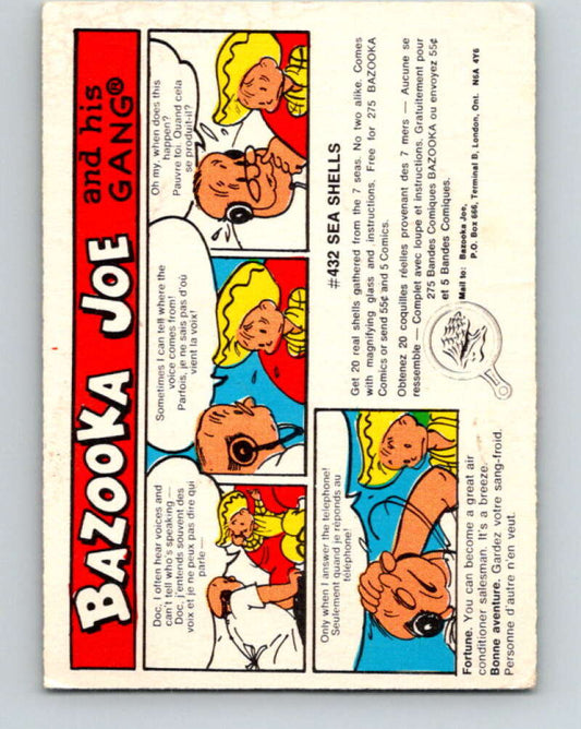1970's O-Pee-Chee Bazooka Joe and his Gang #44  V16447