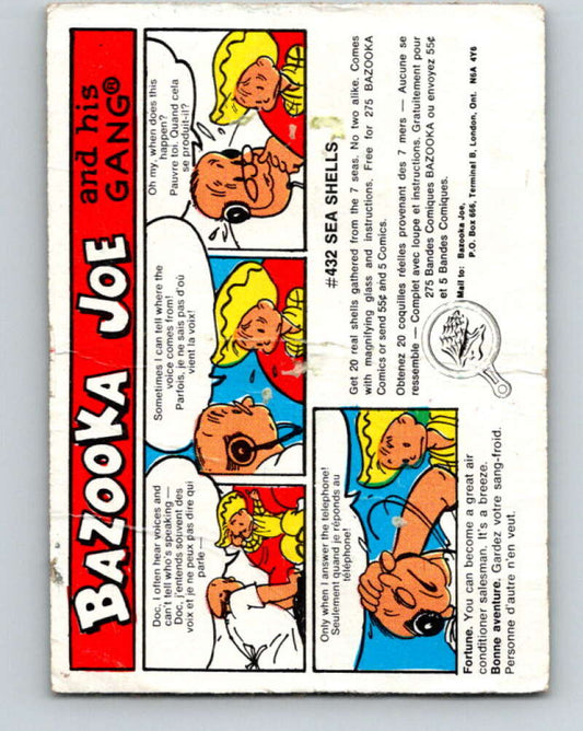 1970's O-Pee-Chee Bazooka Joe and his Gang #44  V16448