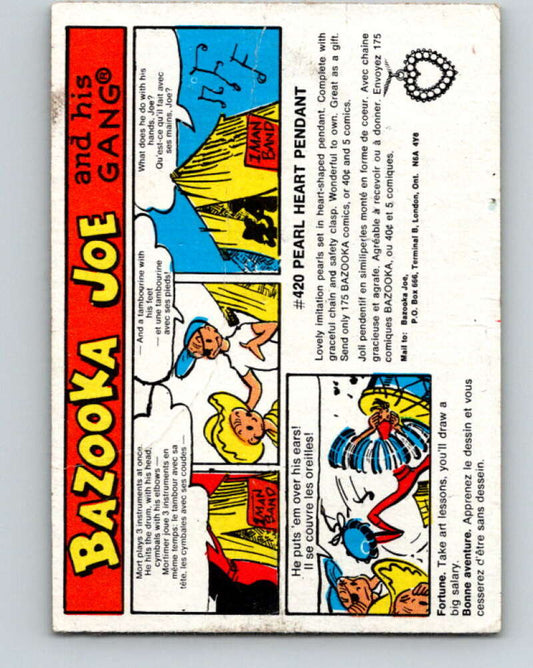 1970's O-Pee-Chee Bazooka Joe and his Gang #45  V16449