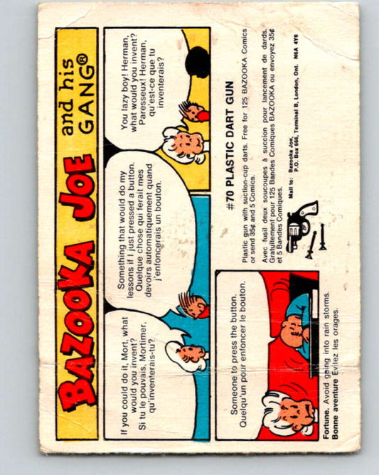 1970's O-Pee-Chee Bazooka Joe and his Gang #56  V16455