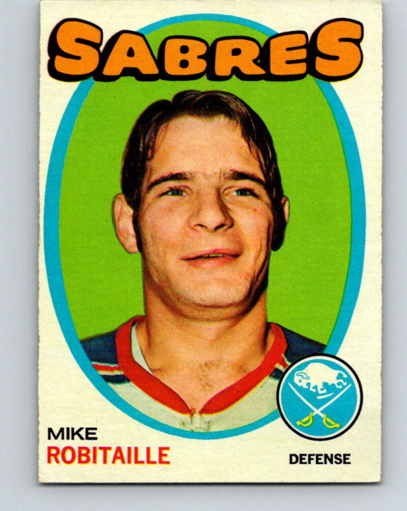 1971-72 Topps #8 Mike Robitaille  RC Rookie Buffalo Sabres  V16484