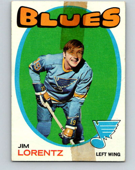1971-72 Topps #13 Jim Lorentz  St. Louis Blues  V16486