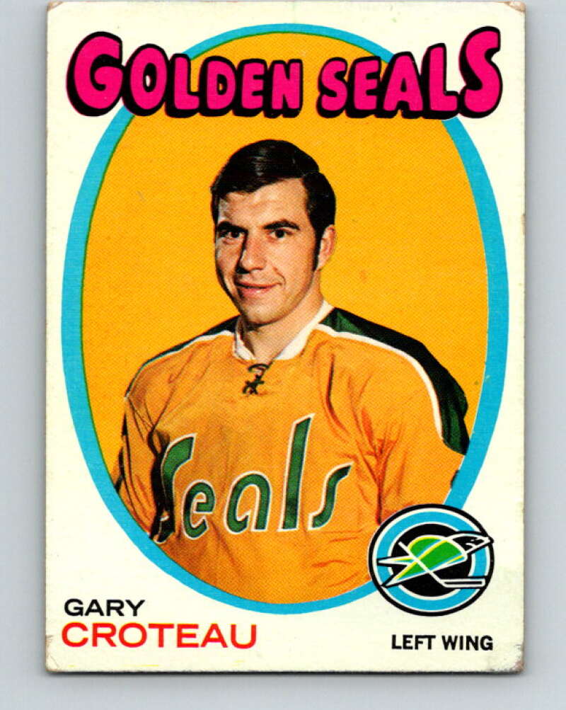 1971-72 Topps #17 Gary Croteau  California Golden Seals  V16489