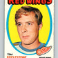 1971-72 Topps #52 Tim Ecclestone  Detroit Red Wings  V16507