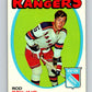 1971-72 Topps #53 Rod Seiling  New York Rangers  V16508
