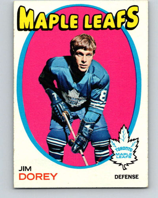 1971-72 Topps #57 Jim Dorey  Toronto Maple Leafs  V16510