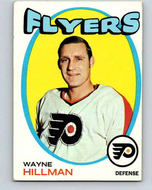 1971-72 Topps #62 Wayne Hillman  Philadelphia Flyers  V16514