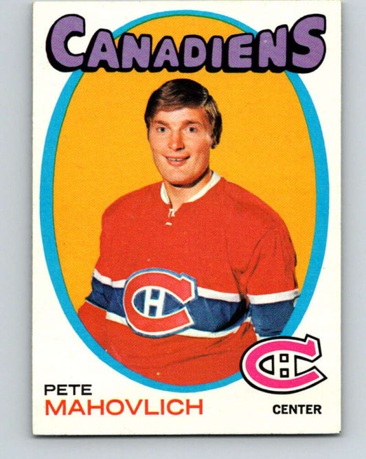 1971-72 Topps #84 Pete Mahovlich  Montreal Canadiens  V16528