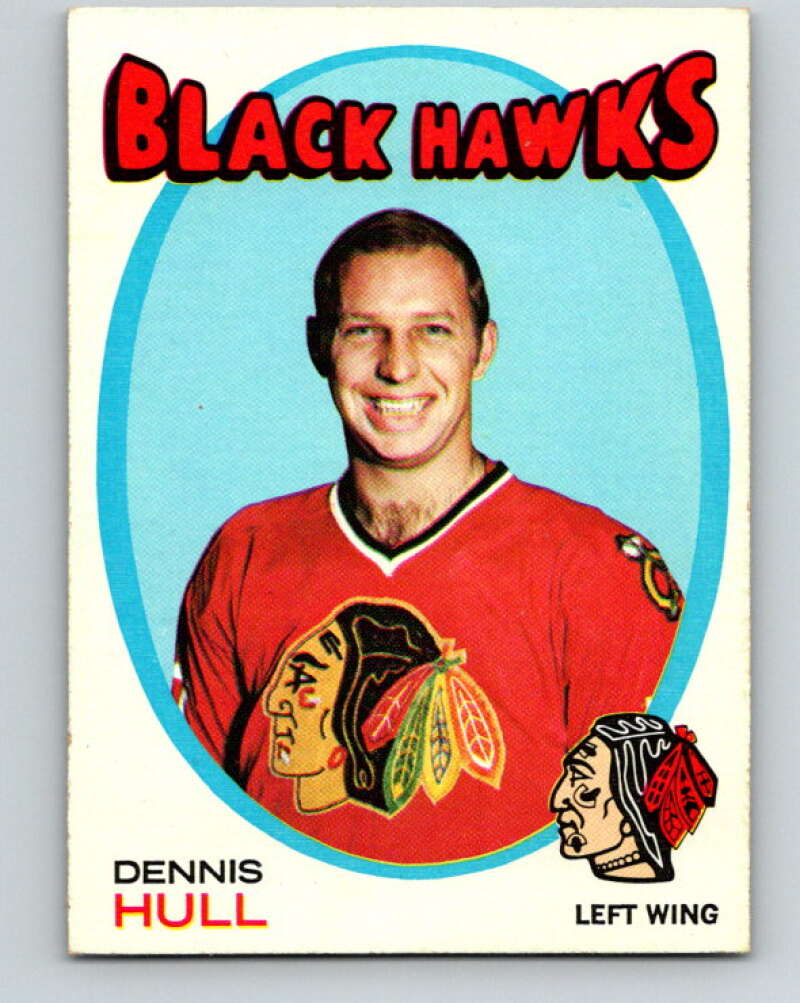 1971-72 Topps #85 Dennis Hull  Chicago Blackhawks  V16529