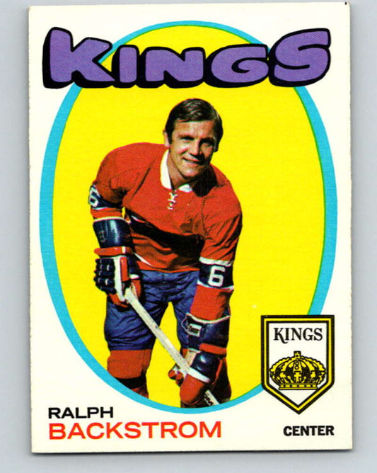 1971-72 Topps #108 Ralph Backstrom  Los Angeles Kings  V16537