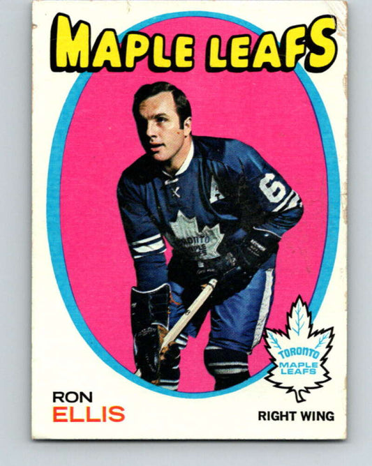 1971-72 Topps #113 Ron Ellis  Toronto Maple Leafs  V16542