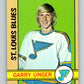 1972-73 Topps #35 Garry Unger  St. Louis Blues  V16556