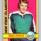 1972-73 Topps #53 Brian Spencer  New York Islanders  V16558