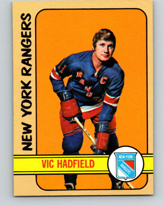 1972-73 Topps #110 Vic Hadfield  New York Rangers  V16584