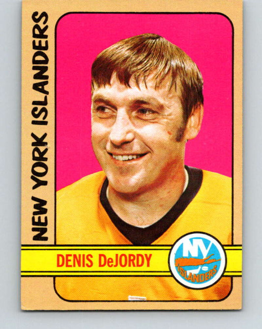 1972-73 Topps #144 Denis DeJordy  New York Islanders  V16597