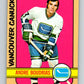 1972-73 Topps #158 Andre Boudrias  Vancouver Canucks  V16602